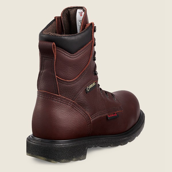 Red Wing Safety Boots Burgundy - Red Wing Mens Supersole® 2.0 - 8-inch Insulated Waterproof Csa Toe